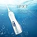 Water Flosser Portable Cordless Oral Irrigator Water Jet Power Dental Flossers Care Inductive Charging IPX7 Waterproof Shower for Home and Travel