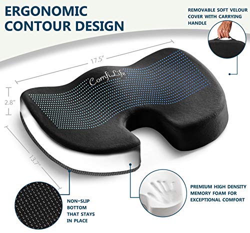 1 ComfiLife+Gel+Enhanced+Seat+Cushion