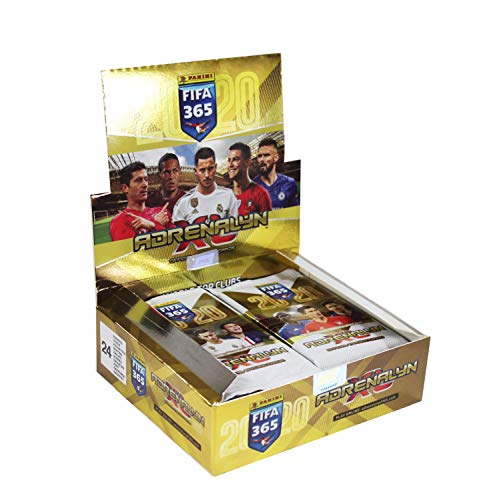 Panini 003192D Adrenalyn XL Trading Cards FIFA 365 2019/2020 Season 24 Display 6 Cards per Booster Multi-Coloured