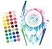 Ooly Lil' Watercolor Paint Brush with Assorted Sizes - Set of 7, Nylon Ombre Tip Brushes for Gradient Color, Paint Brushes for Kids & Children, Back to School Supplies