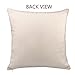 4TH Emotion Valentine's Day Throw Pillow Case Cushion Cover Love Hearts Be Mine Home Decor 18 x 18 Inch Cotton Linen for Sofa Couch