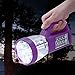 3-in-1 LED Lantern - Compact, Lightweight Camping Light, Flashlight, and Panel Illumination for Reading and Emergencies by Wakeman Outdoors (Purple)