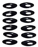 Apparelsonline Set of 12 Hijab Sari Safety Pins (Black)