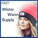 EZGO Reversible LED Knitted Beanie Hat With USB Charging Port - Perfect Hands Free Flashlight for Camping, Hunting, Grilling, Running, Walking or Handyman Working