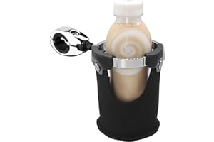 Motorcycle Cup Holder, Drink Holder for, ATV, Bike, Cup Holder Fits Handlebar 7 8Inch to 1 4Inch, Stroller Cup Holder, with 3