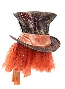 Disney Mad Hatter Hat with Hair for Women and Men by elope