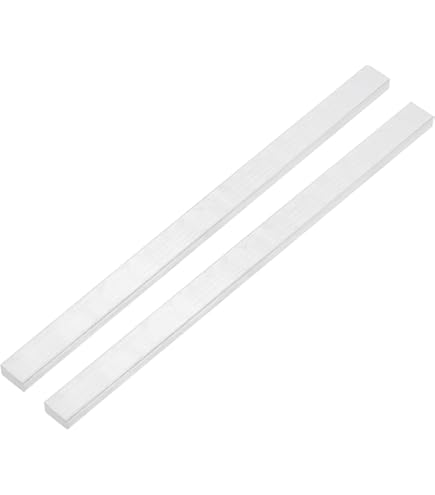 1/2" X 2-1/2" X 6" Aluminum Flat Bar - 6061-T6511 Alloy, Tin Plated, Remington Industries