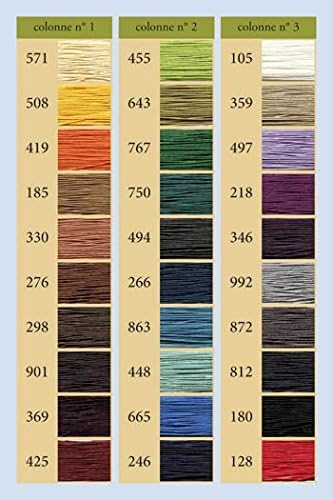 Sajou Cable Linen Thread Size 532 Color Ecru 571