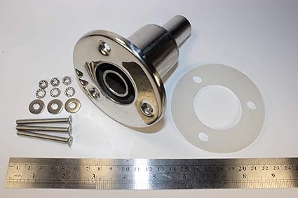 316L Straight Exhaust Fitting 22 