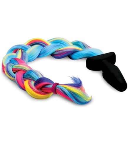 Amazon.com: Rainbow Unicorn Tail Anal Plug : Health & Household