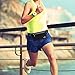 MOSSLIAN Running Belt, Waterproof Outdoor Fitness Workout Waist Fanny Hip Pack Bum Bag for iPhone X 8 7 6S, Galaxy J7 Edge S8 S7 S5 Up to 6