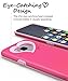 Vena Galaxy S8 Case, [vLove][Heart-Shape | Dual Layer Protection] Hybrid Bumper Cover for Samsung Galaxy S8 (Hot Pink/Rose Pink)