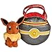 Pokémon Eevee Pokéball Purse Accessory - with Cute Miniature Eevee Plush Toy Figure