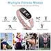 Fitness Tracker,Women Smart Fitness Watch, Heart Rate Monitor Smart Bracelet IP67 Waterproof Smart Bracelet with Health Sleep Activity Tracker Pedometer for Smartphone (Rose Gold+H)