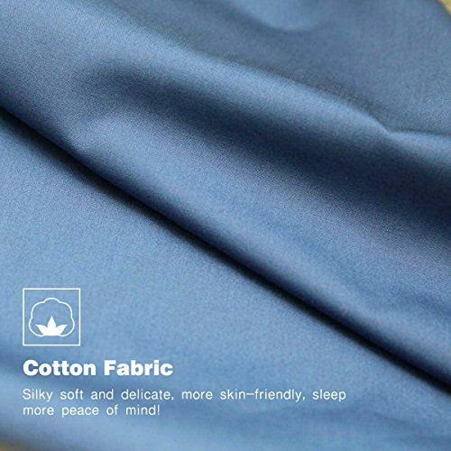 Sleeping Bag Liners Sleep Sack Lightweight Portable Sleeping Sheet Dirt-Proof Compact Travel Camping Sheet for Outdoor Travel Hiking Hotels Picnics (Blue, 83x71'')