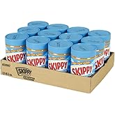 SKIPPY Peanut Butter, Creamy, 7 g protein per serving, 16.3 Ounce (Pack of 12)