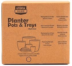 Utopia Home - Plant Pots Indoor with Drainage