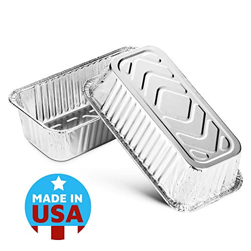 MontoPack Aluminum Disposable Loaf Pans Deep Standard Size 8.5” x 4.5