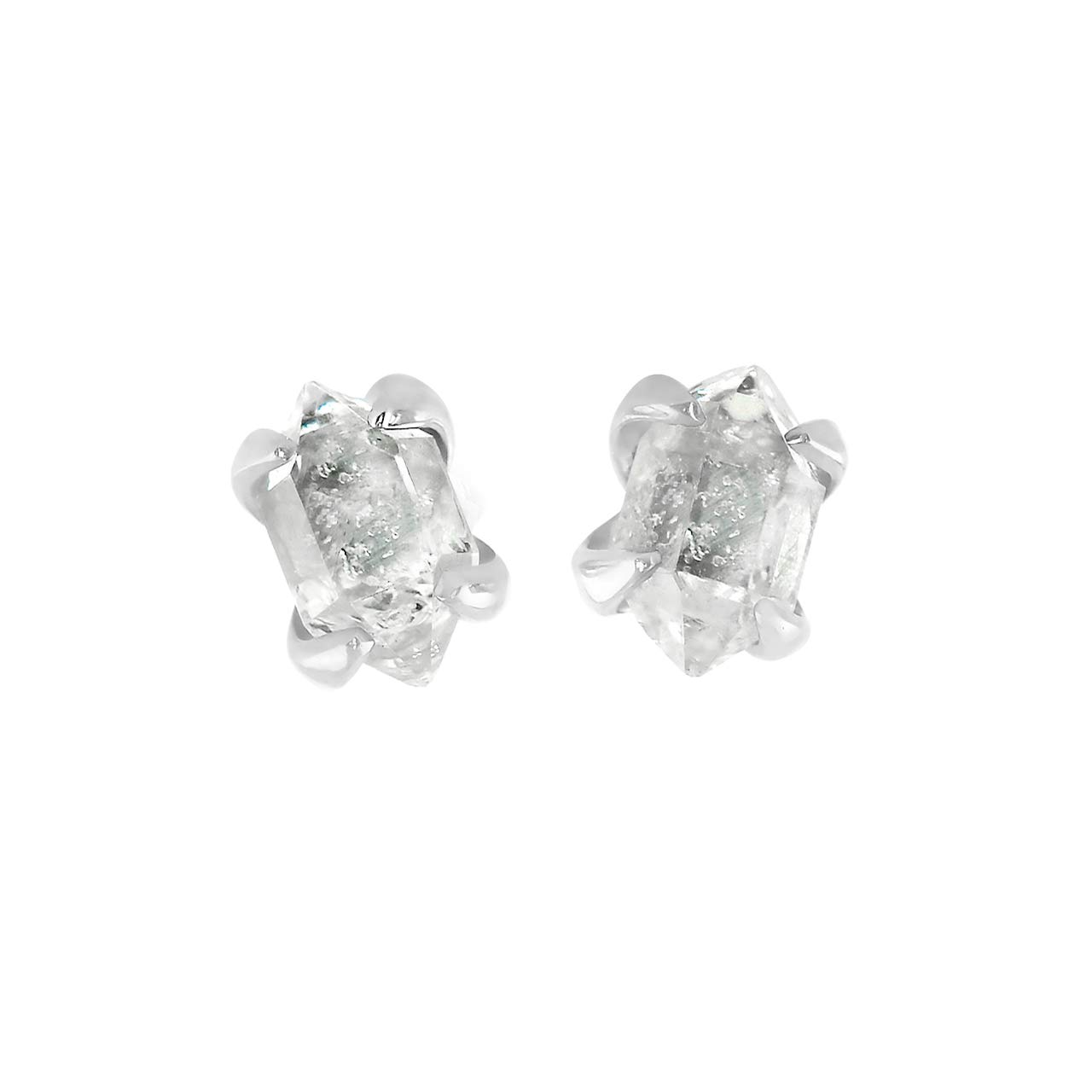 Starborn Herkimer Diamond 925 Sterling Silver Post Earrings