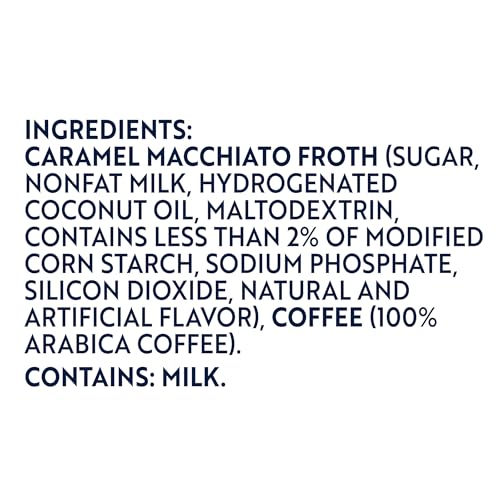 GEVALIA FROTHY 2-STEP ARTIFICIALLY FLAVORED CARAMEL MACCHIATO ESPRESSO STYLE K-CUP COFFEE PODS & FROTH PACKETS KIT, 6 CT BOX