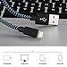Liwin Lightning Cable,3Pack 6FT Nylon Braided iPhone Cable Cord Certified to USB Charging Charger for iPhone 7/7 Plus/6/6 Plus/6S/6S Plus,SE/5S/5,iPad,iPod Nano 7 ( Black&Blue)