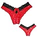 SPFAS Womens Lace Underwear Panties Sexy Soft Seamless Briefs Hipster Panties for Ladies
