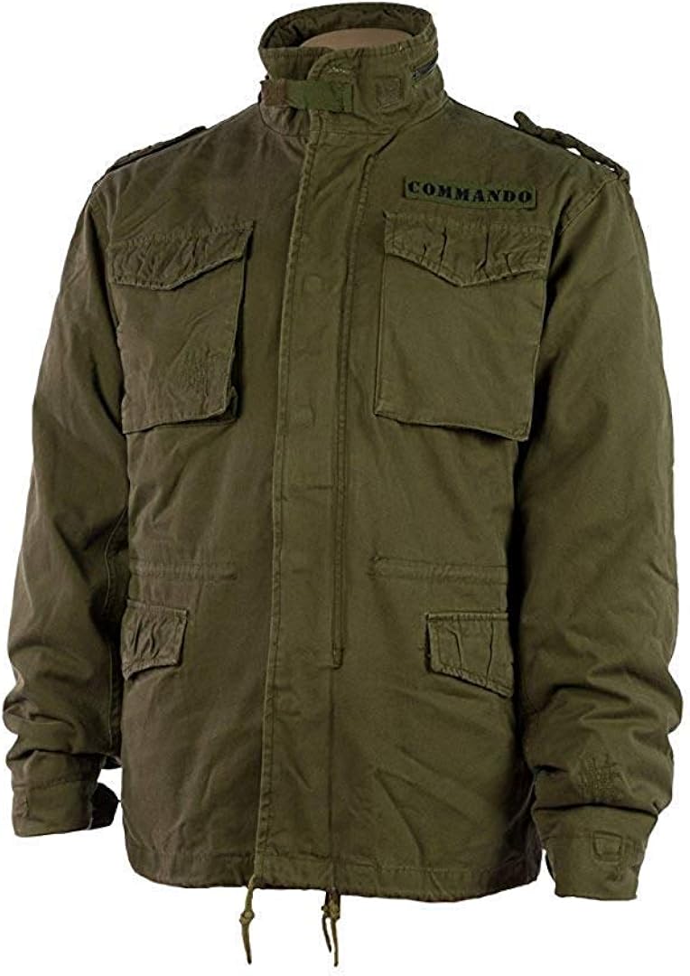 Commando Field Jacket M65 Vintage Parka with Detachable Inside Jacket