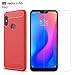 Xiaomi Redmi 6 Pro Case/Xiaomi Mi A2 Lite case,with Xiaomi Redmi 6 Pro/Xiaomi Mi A2 Lite Screen Protector. MYLB (2 in 1)[Scratch Resistant Anti-Fall] Fashion Soft TPU Shockproof Case (Red)