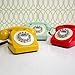 Wild Wood 746 Phone, Retro Design, Red