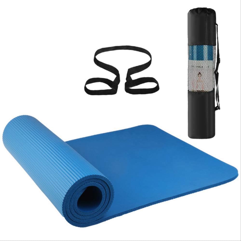 GRTG Yoga Exercise Set Gym Yoga Mat Blocks Stretching Strap Yoga Block Home Fitness Equipment With Mat Storage Pouch And Strap Set 2