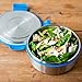 LunchBots Clicks Salad Container (4 Cup) - Stainless Steel Food Container with Leak-Proof Lid - Great for Salad, Leftovers and Healthy Lunches - Eco-Friendly, Dishwasher Safe and BPA-Free