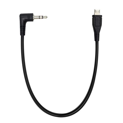 Duttek Micro USB to AUX Cable, Pole Male to Micro USB Male AUX  Audio Jack Cable 25CM/10 Inch in Oman Whizz USB Cables