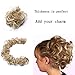 SEGO Lady Outlet Store Twirl Hair Band Updo Hairpiece Extension Messy Curly Hair Bun Extension Wrap Around Scrunchythumb 3