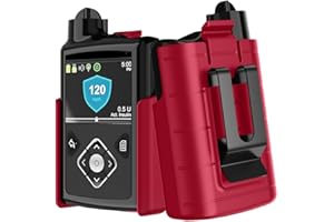 BELTRON Protective Case for Medtronic MiniMed 780G 770G 670G 630G 640G Insulin Pump with Built-in Metal Belt Clip (Strong & D