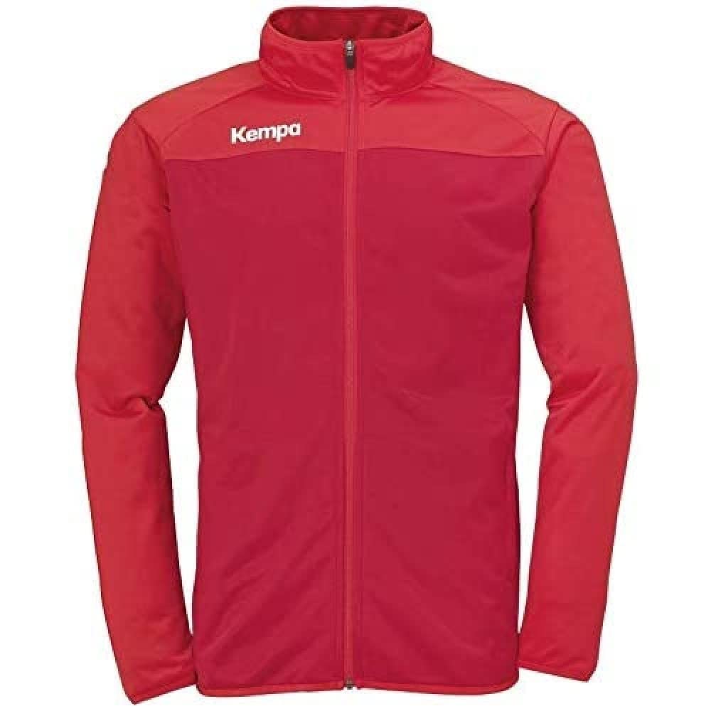 Kempa Prime Poly Jacket Children's Sports Jacket - Chili Red/ 4X-Large