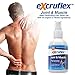 Muscle Pain Relief Cream - Topical Joint And Muscle Pain Relief Gel - Excruflex - All Natural, Soothing, Deep Penetrating And Warming Gel - 2oz
