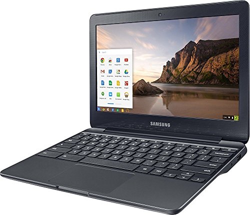 SAMSUNG 11.6" Chromebook with Intel N3060 up to 2.48GHz, 4GB Memory, 16GB eMMC Flash Memory, Bluetooth 4.0, USB 3.0, HDMI, Webcam, Chrome Operating System, Black