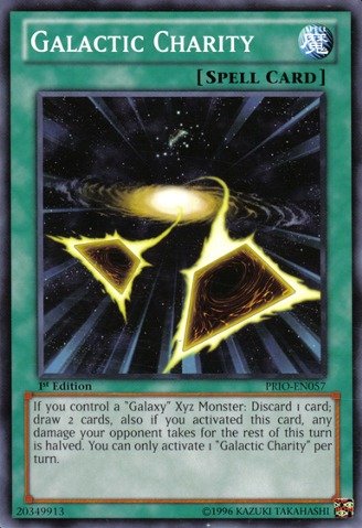 Yu-Gi-Oh! - Galactic Charity (PRIO-EN057) - Primal Origin - 1st Edition - Common