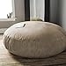 Jaxx 6 Foot Cocoon Large Bean Bag Chair for Adults, Camel