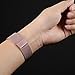 Wingco Apple Watch Band - Magnet Closure, 38mm Milanese Loop Stainless Steel Bracelet Strap, Replacement Wrist Band for iWatch - Rose Gold