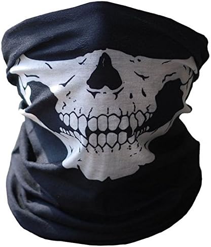 Smile Adventure Sports Newest Bicycle Ski Skull Half Face Mask Ghost Scarf Multi Use Neck Warmer COD