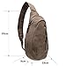 Weekend Shopper Shoulder Sling Bag Mini Backpack Cross Body Bag Crossbody Backpack Chest Bag for Men and Women fit iPad mini 7.9 Inch Tablet bag