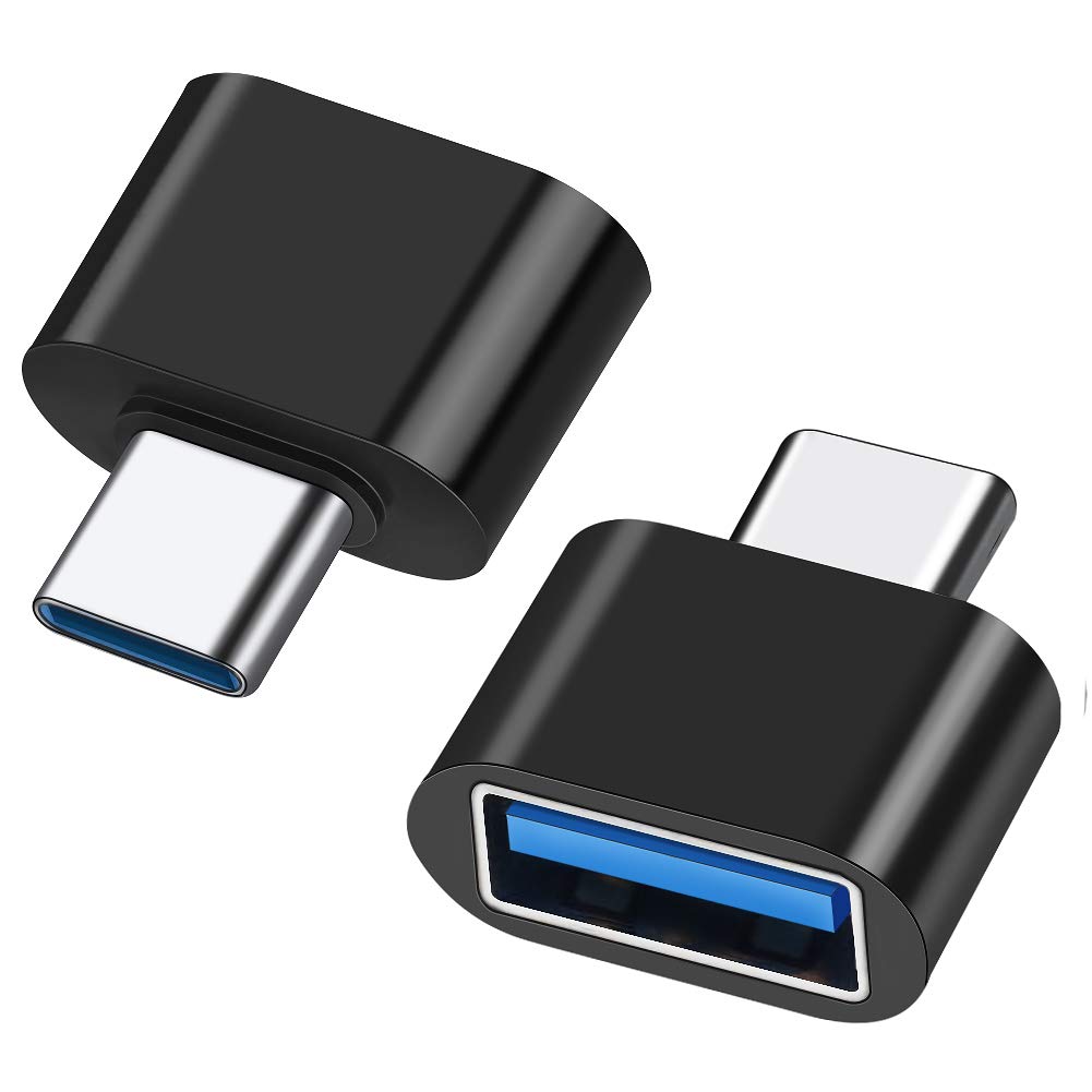 leizhan USB C to USB Adapter 2 Pack,USB-C to USB A Adapter,USB Type-C to USB, USB C Adapter OTG