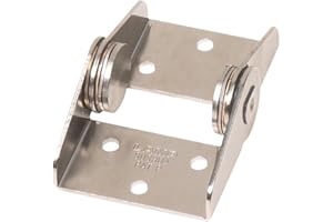 SUGATSUNE Friction Hinge, 304 Stainless Steel, 1-49/64" Leaf Height, 1-47/64" Open Width, 30.4 lbs/in Torque (Pack of 1)