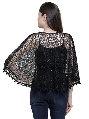 matelco party wear cape poncho - free size