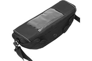 H RUO Waterproof Handlebar Storage Bag Motorcycle Bike Handle Bar Bag with Phone Pouch Compatible with bmw F750GS F850GS R120