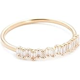 Suzanne Kalan Women's 18k Fireworks Gold Diamond Half Band Ring