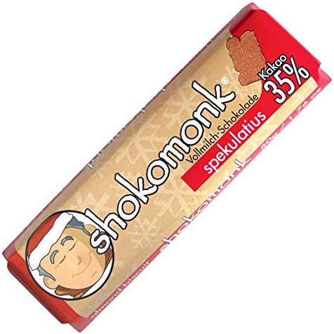 Shokomonk milk chocolate Spekulatius (3 x 50g)