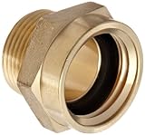 Moon 357-1021061 Brass Fire Hose Adapter, Nipple, 1