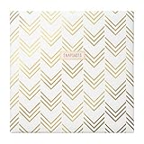 C.R. Gibson P45-16852 Post Bound Magnetic Page Photo Album, Gold Blush